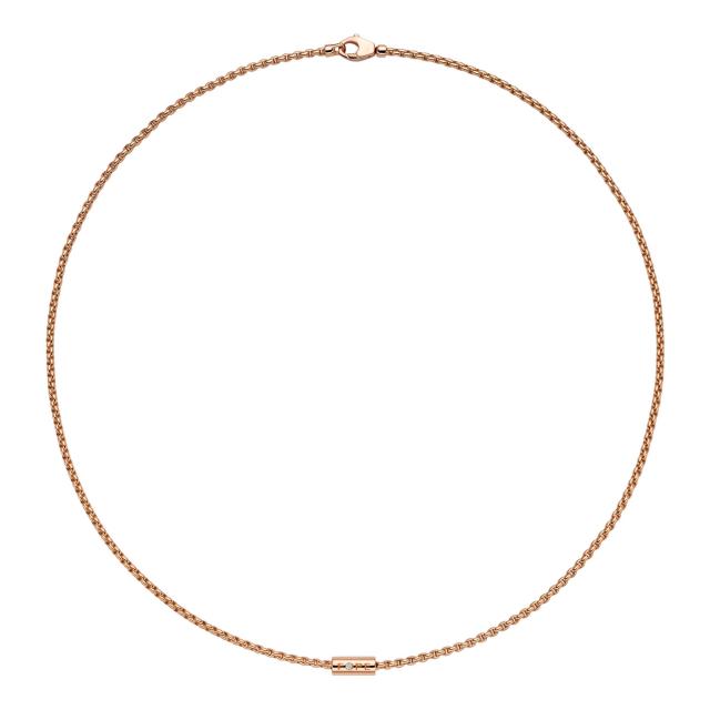 FOPE - Aria Halskette mit einem weißen Brillanten