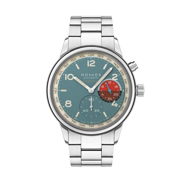 NOMOS Glashütte - Club Sport Neomatik Weltzeit Glacier