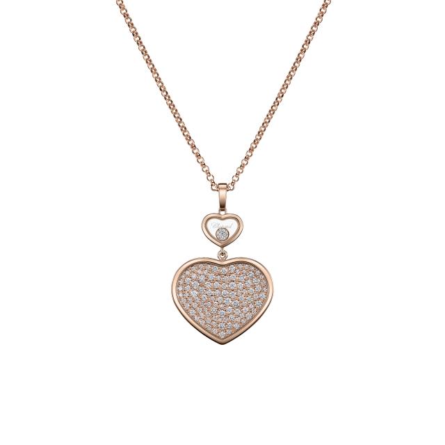 Chopard - Happy Hearts Anhänger mit Halskette