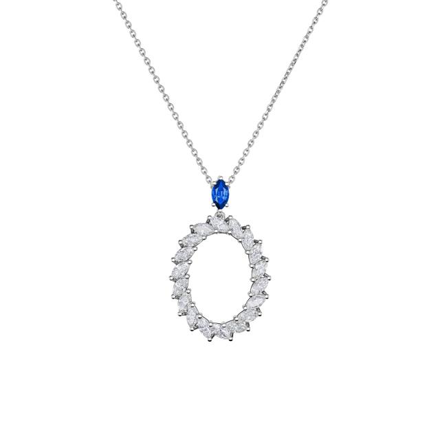 Chopard - L'Heure du Diamant Marquise Anhänger mit Halskette
