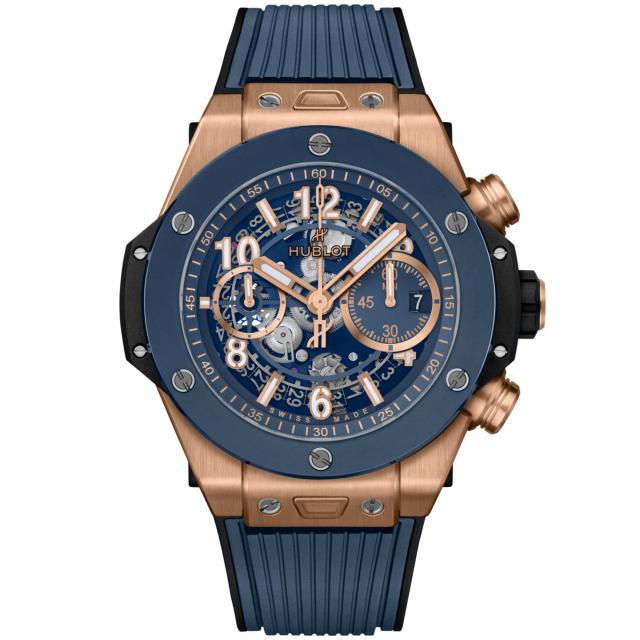 Hublot - Big Bang Unico King Gold Blue Ceramic 