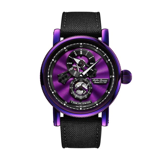 Chronoswiss - Flying Regulator Open Gear Purple Haze