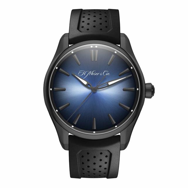 H. Moser & Cie - Pioneer Centre Seconds Funky Blue Black Edition