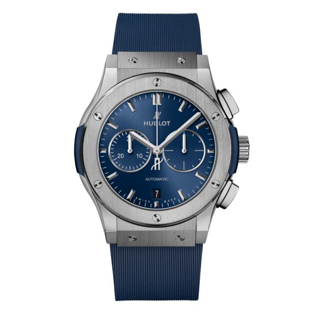 Hublot - Classic Fusion Chronograph Titanium Blue 