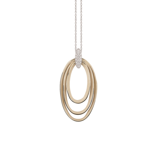 Annamaria Cammilli - Dune Chic Pavé Anhänger mit Halskette