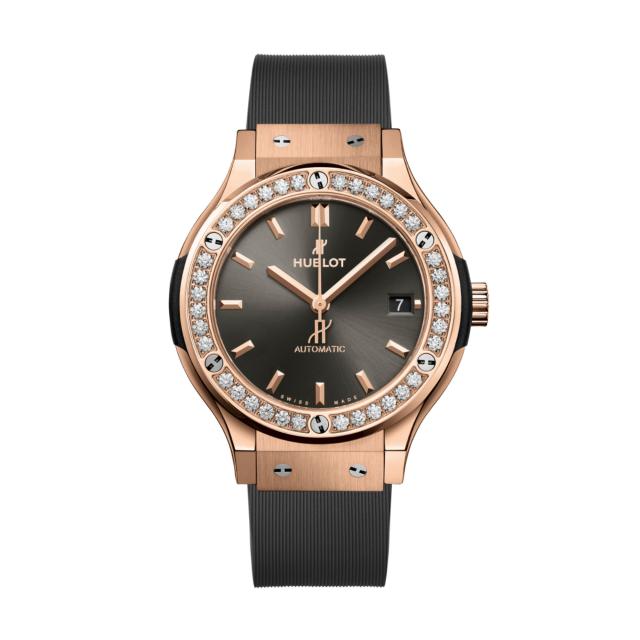 Hublot - Classic Fusion Racing Grey King Gold Diamonds 