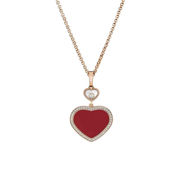 Chopard - Happy Hearts Anhänger mit Halskette