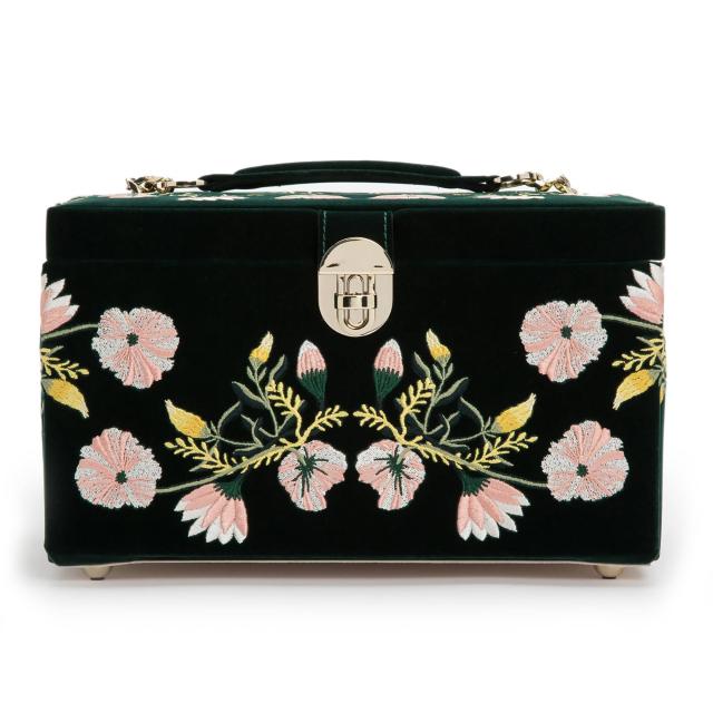 WOLF - Zoe Medium Jewellery Case Green